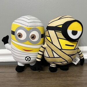 Despicable Me Minions Mummy Plush Toys Universal Studios Set Halloween